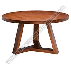 wood round dining tables_restaurant round dining tables_wood restaurant tables 1005