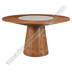 wooden round cafe tables_ash wood cafe tables_wood restaurant tables 1007