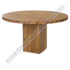 countryside round restaurant tables_solid wood restaurant tables_wood restaurant tables 1008