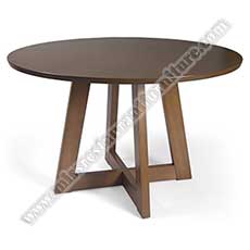 hotel wood round tables_hotel wood dining tables_wood restaurant tables 1020