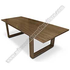 modern rectangle dinning tables_luxury MDF dining tables_wood restaurant tables 1029