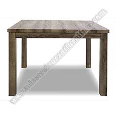 antique wood bistro tables_european square wood tables_wood restaurant tables 1034