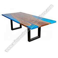 blue resin coffee tables_coffee resin epoxy dining tables_wood restaurant tables 1040