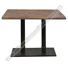 antique iron dining table_antique wood bistro tables_wood restaurant tables 1107