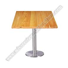 60cm square MDF tables_customize square coffee tables_wood restaurant tables 1202