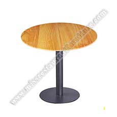 round oak wood dining tables_classical wood coffee tables_wood restaurant tables 1203