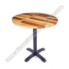 modern splice wood tables_round splice wood tables_wood restaurant tables 1205