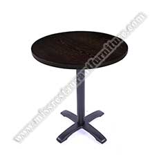 laminate MDF round tables_MDF round fast food tables_wood restaurant tables 1208