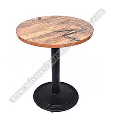 round 60cm plywood cafe tables_classical round cafe tables_wood restaurant tables 1223