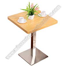 square cafe room tables_restaurant square MDF tables_wood restaurant tables 1242