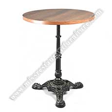 restaurant round dining tables_classical round MDF tables_wood restaurant tables 1243