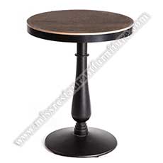 retro round dining tables_round plywood dining tables_wood restaurant tables 1244