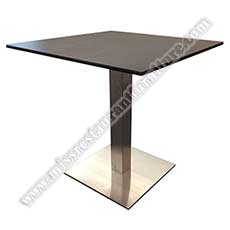 black MDF cafe tables_square coffee room tables_wood restaurant tables 1246