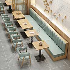 dining tablea and plywood booth seating_wood restaurant table and leather booth_restaurant table and booths 3302