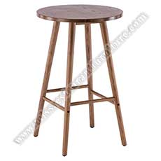 round high bar tables_wood high bar tables_restaurant bar tables 6003