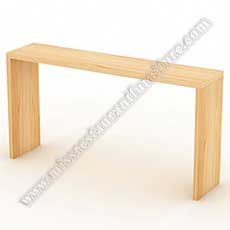 wood lobby bar counter_U shape bar counter_restaurant bar tables 6013