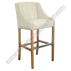 white fabric high bar stools_customize fabric bar stools_restaurant bar stools 6320