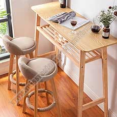 dining wood bar table and chairs_simple wood bar table and chairs_bar table and chairs set 6613