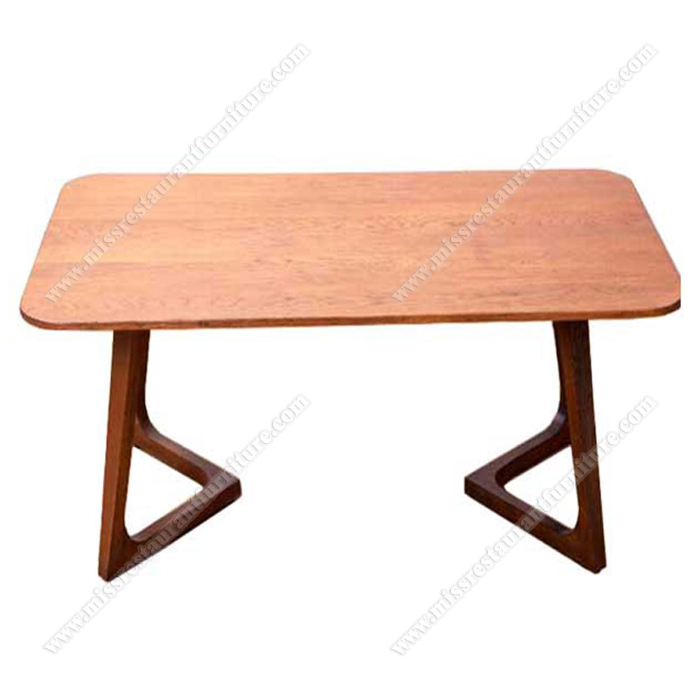 Cheap price ashtree wooden convenient modern dining tables furniture 1.2m Nordic style log color wood tables, wood restaurant tables 1038