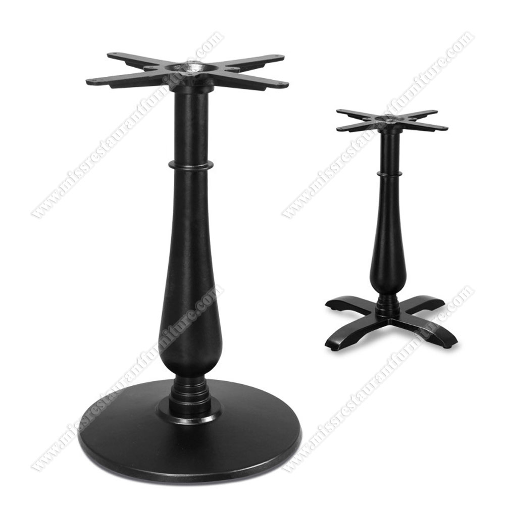 Round base bistro furniture antique cast iron table legs classic cast iron antique dining table legs, restaurant metal table bases 1916