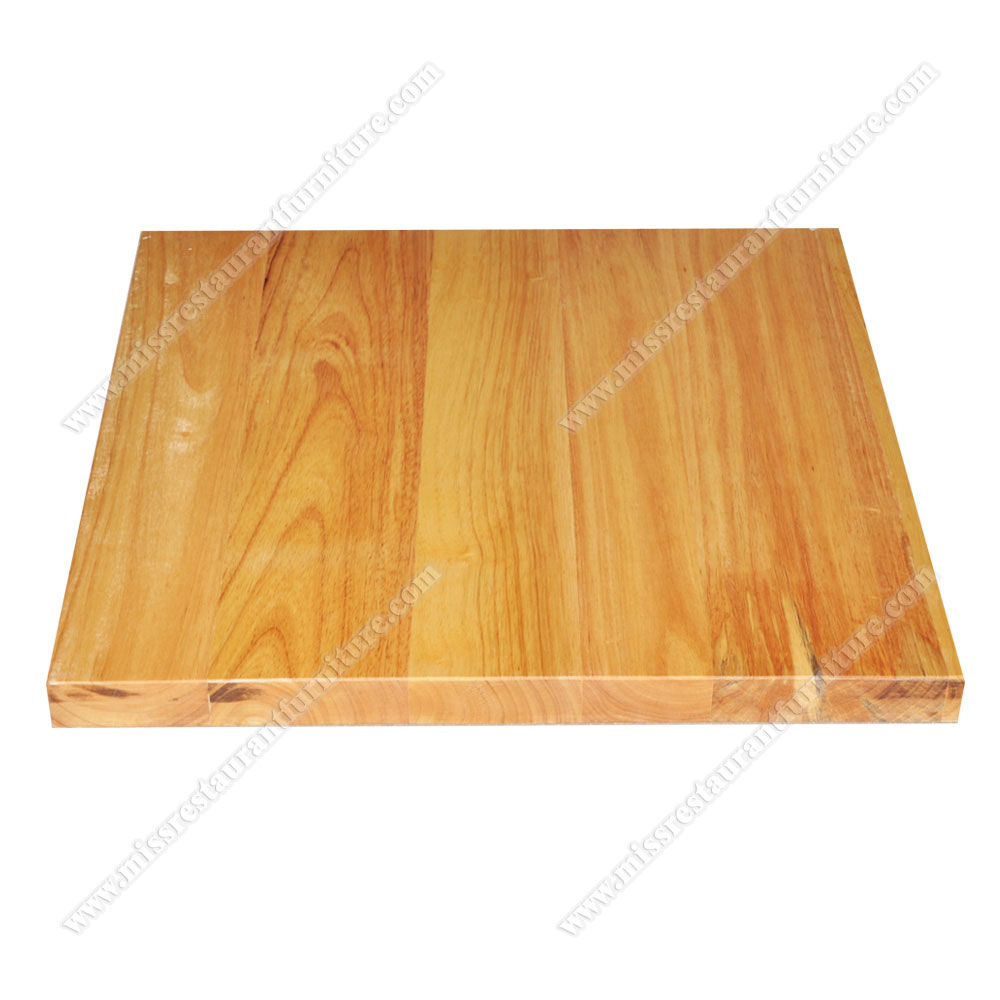 Hot sale natural color square beech wood table top bistro dining table tops slab 31.5*31.5inch, beech wooden restaurant table top 1971