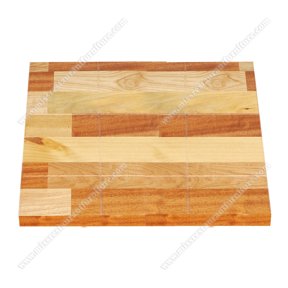 Custom dining room square 4 seat restauarnt table tops wooden restaurant splicing table tops, solid wooden restaurant table top 1973