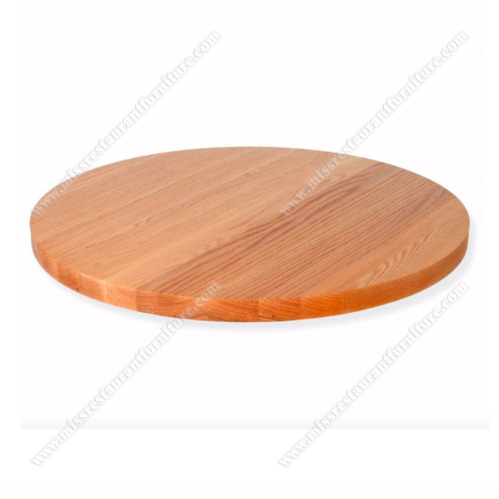 Custom restaurant wood round dining table tops oil painting color wood table tops slab 31.5inch, solid wooden restaurant table top 1977