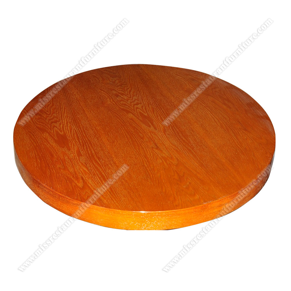 Hot sale round plywood with laminate café room table top slab durable round laminate table tops, plywood with laminate veneer restaurant table top 1992