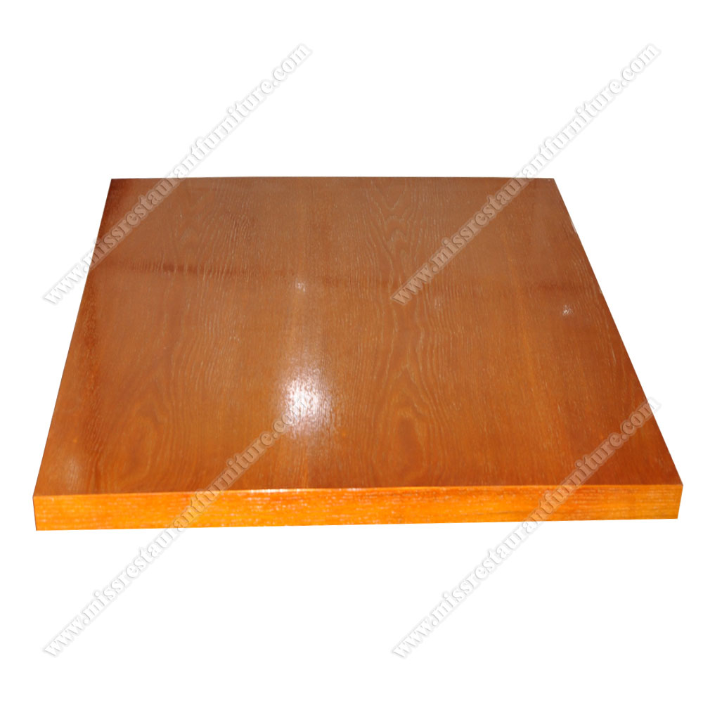 Cheaper melamine with veneer fast food commercial table top square commercial style table top, plywood with laminate veneer restaurant table top 1996